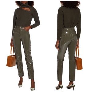 Michelle Mason Wool Cashmere Sweater sz Small Army Green